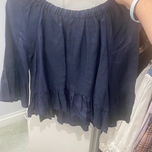 Navy blue top